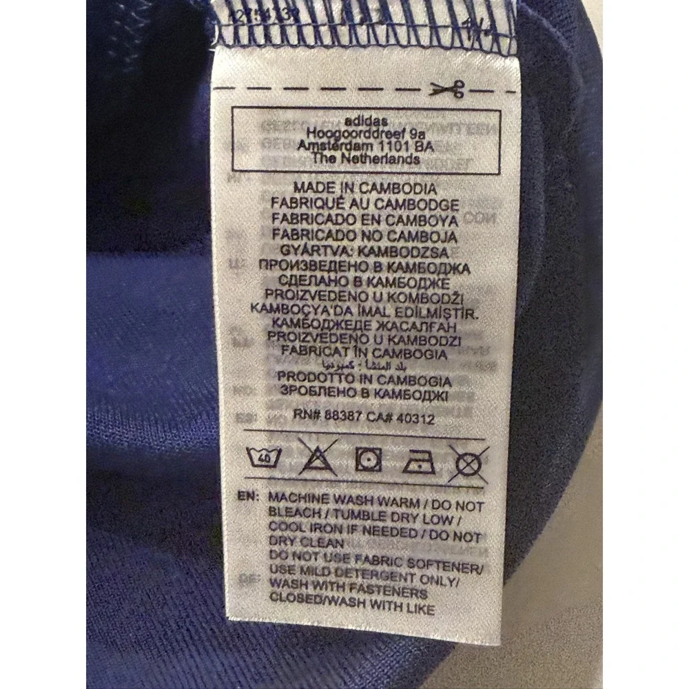 Adidas REAL OG TT Real Madrid Men's Dark Blue Track Jacket M KE3846
